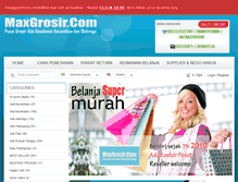 Tablet Screenshot of maxgrosir.com